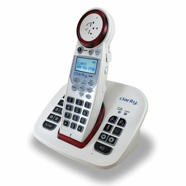 Clarity XLC8 DECT 6.0 Amplified Cordless Phone with Slow Talk, Call Blocker, and Answering Machine 59865.001